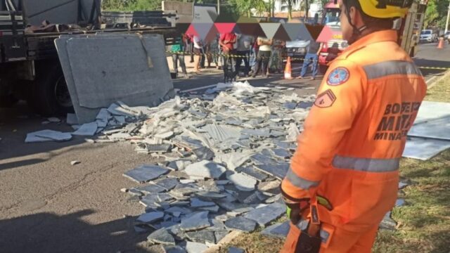Duas pessoas morrem esmagadas por placas de mármore em Patrocínio