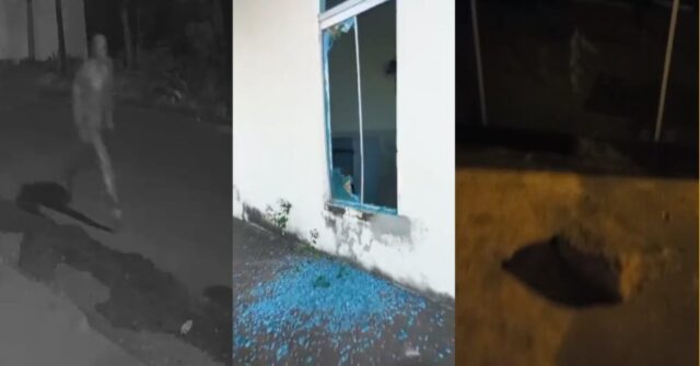 VÍDEO: templo de igreja evangélica é alvo de vandalismo no Setor Goianiense, em Catalão