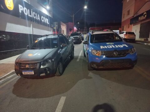 Ação do 9° CRPM/18ºBPM recupera carro roubado, em Catalão