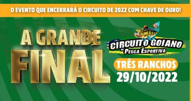 Três Ranchos se prepara para a grande final do Circuito Goiano de Pesca Esportiva 2022; veja como se inscrever
