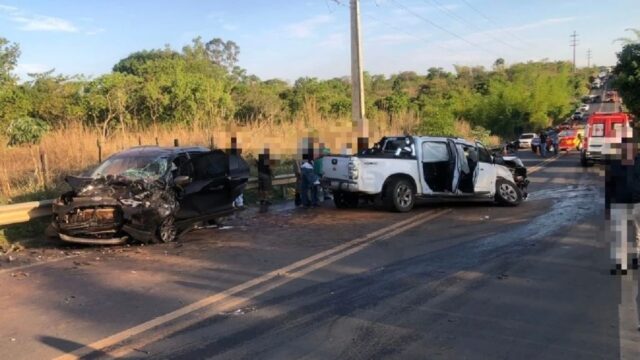 Grave acidente deixa 05 feridos em Caldas Novas