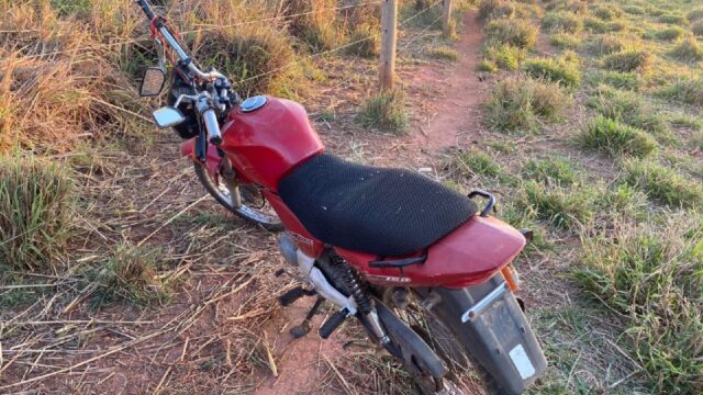 Casal fica ferido após acidente com moto na rodovia GO-503, em Ouvidor