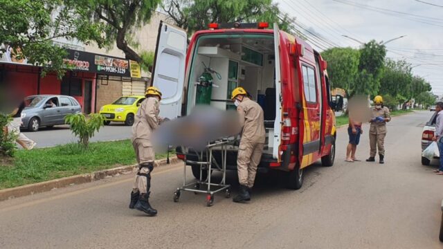 Homem fica ferido após ser atropelado em avenida de Catalão