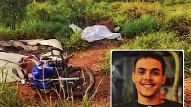 Garupa morre após motociclista embriagado perder controle e cair em lote vago em Vazante