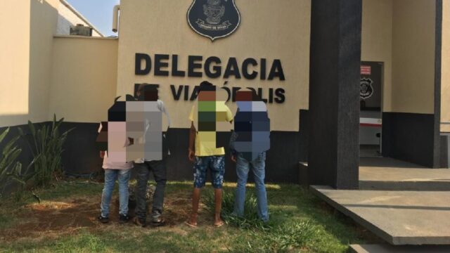 Polícia Civil em Vianópolis prende em flagrante quadrilha que praticou vários furtos da cidade e região