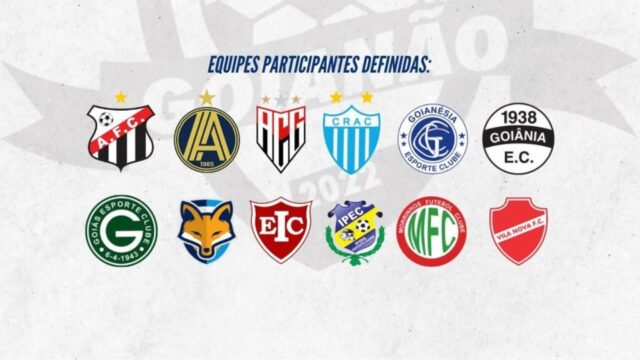 GOIANÃO 2023: Definidas as 12 equipes que vão disputar o Campeonato Goiano