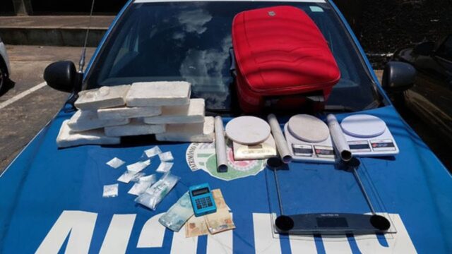 Meio milhão em cocaína é apreendido em Caldas Novas