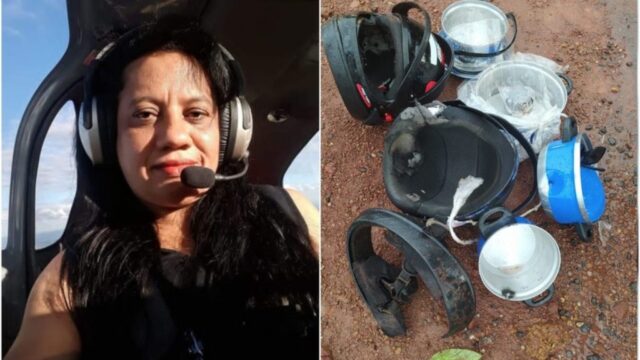 Mulher morre ao ser atingida por raio enquanto estava na garupa de moto na GO-164, dizem bombeiros