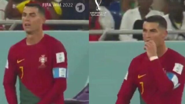 Lanchinho na cueca de Cristiano Ronaldo viraliza, e Portugal explica