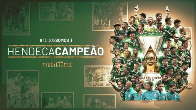 Com tropeço do Inter, Palmeiras é campeão do Brasileirão pela 11ª vez