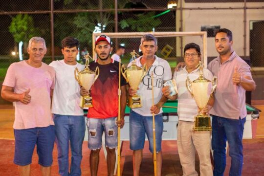 Prefeitura de Ouvidor realizou neste sábado (19) Torneio de Sinuca com mais de 50 jogadores