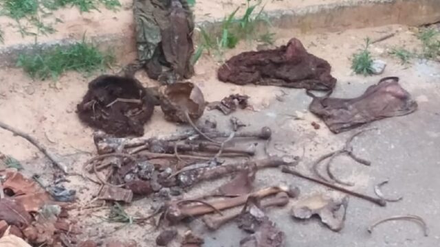 Morador encontra ossada humana em residência na cidade de Abadia dos Dourados