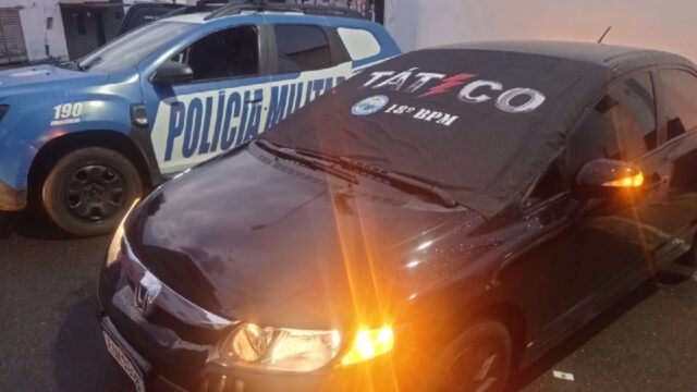 Veículo furtado em Uberlândia/MG, é recuperado pelo Tático Móvel em Catalão