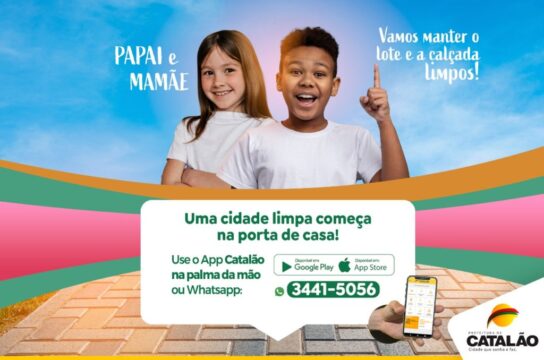 Prefeitura lança campanha de conscientização: Uma cidade limpa começa na porta de casa