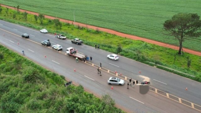 Motociclista morre em batida com carro na BR-365 em Uberlândia