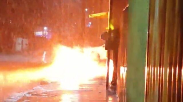 Chuva e vento forte causam transtornos em Catalão: fios se rompem e deixa parte da cidade sem energia