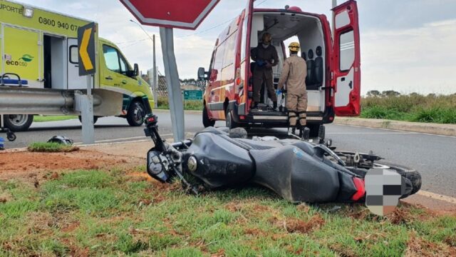 Tragédia: motociclista morre e passageira fica ferida em grave acidente, em Catalão