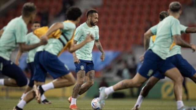 Neymar vai ser titular? O que os 20 minutos de treino do Brasil mostraram