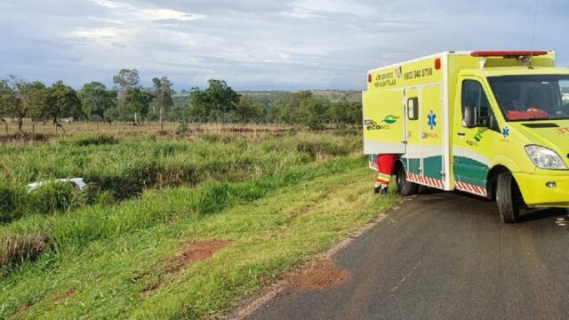 Saída de pista é registrada na BR-050, no município de Catalão