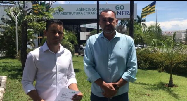 Prefeito de Três Ranchos pede sinalização à GOINFRA em obra de recuperação da GO-330