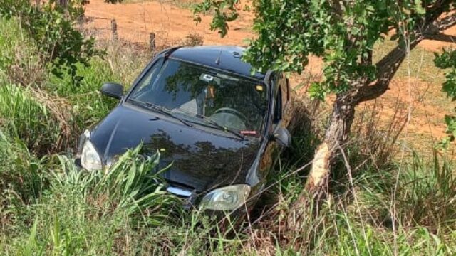 Saída de pista é registrada na GO-330 em Três Ranchos