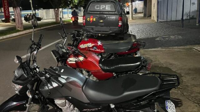 Durante "Operação Duas Rodas" em Catalão Polícia Militar retira das ruas motos irregulares