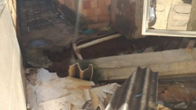 Cisterna explode e ‘destrói’ banheiro de casa em Luziânia; vídeo