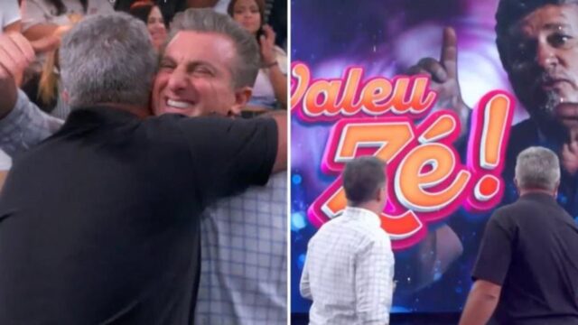Luciano Huck se despede de funcionário no 'Domingão', que diz que vai morar em Catalão; Vídeo
