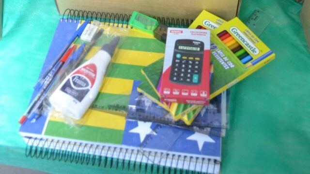 Estudantes da rede estadual receberão kit de materiais escolares no início do ano letivo