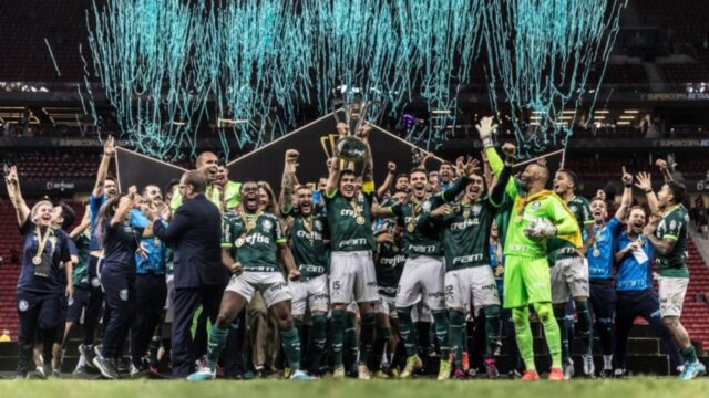 Palmeiras vence o Flamengo em jogo de sete gols e é o campeão da Supercopa de 2023