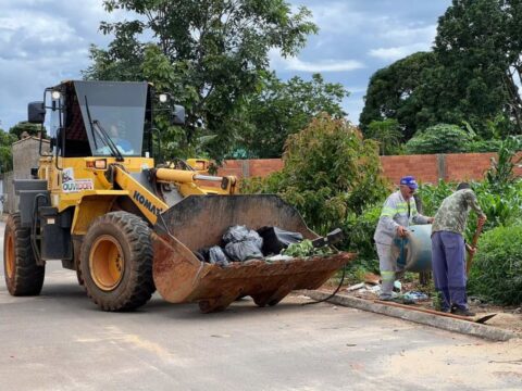 Prefeitura de Ouvidor inicia limpeza e manutenção da área urbana e rural do município
