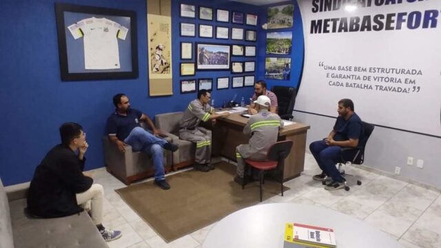 Sindicato Metabase realiza primeira reunião do ano com representantes das empresas CREC-10 e CREC-8