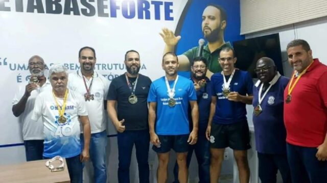 Diretoria do Sindicato Metabase recebe visita de atletas que representarão a entidade na 97ª Corrida de São Silvestre