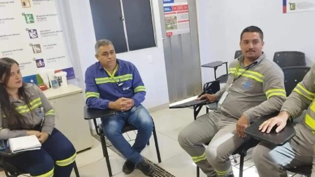 Dirigente do Sindicato Metabase participa de reunião mensal da Cipamin na empresa CREC-10