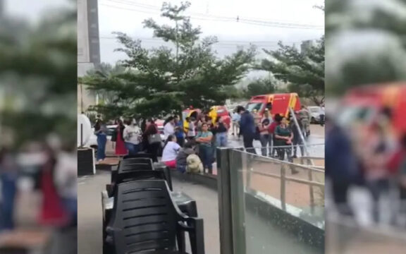 Shopping de Goiânia é evacuado após incêndio; vídeo