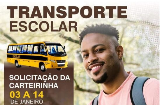 Ouvidor: Secretaria de Educação abre inscrições para a solicitação da carteirinha do transporte escolar