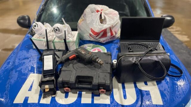 PM prende ladrão e recupera objetos furtados em comércio no Centro de Catalão