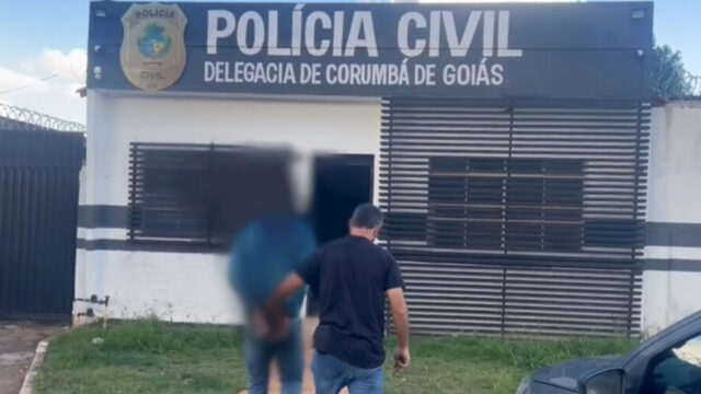 Homem de 42 anos é preso suspeito de abusar sexualmente da filha adolescente, em Corumbá de Goiás