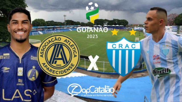 Crac enfrenta a Aparecidense fora de casa, em busca da classificação para a próxima fase do Goianão 2023
