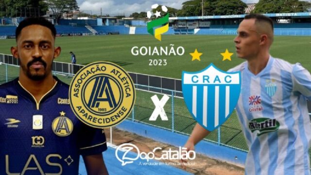Crac enfrenta a Aparecidense fora de casa, pelas quartas de final do Goianão 2023