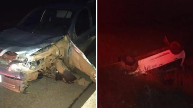 Motorista é preso suspeito de matar uma pessoa e deixar três feridas ao dirigir bêbado na GO-184