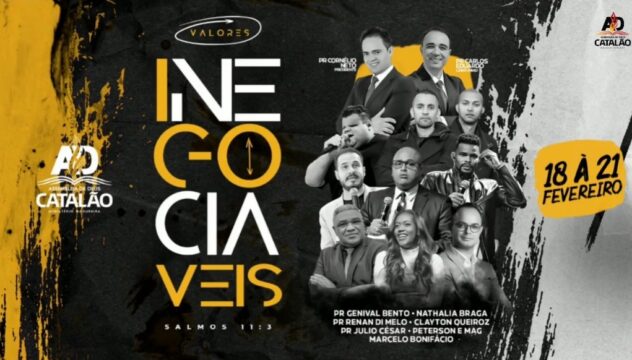 Começa hoje (18), o Congresso UNIAD da Igreja Assembleia de Deus - Ministério Madureira de Catalão; veja programação