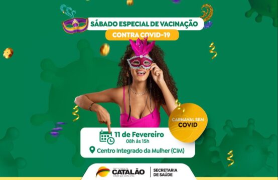 Saúde de Catalão promove ação especial de vacinação contra a covid-19 neste sábado (11)
