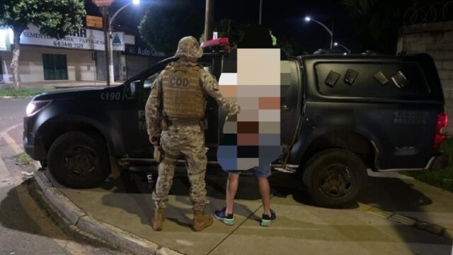 Em Catalão, COD recaptura foragido da justiça durante Operações de Divisas