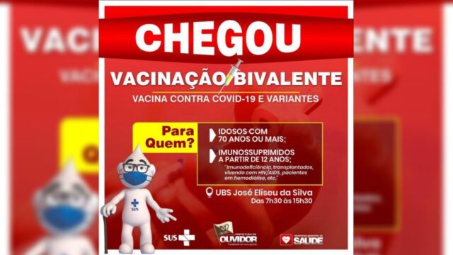 Ouvidor inicia aplicação da vacina bivalente contra a Covid-19