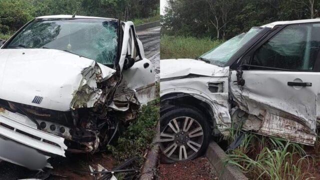 Colisão entre dois veículos deixa uma pessoa ferida em Rio Quente