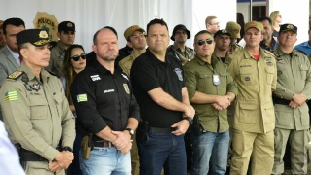 Delegado-geral participa da Operação Mãos Dadas, deflagrada pelas forças de segurança em Catalão