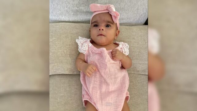 Solidariedade: família pede ajuda para tratamento da bebê Sofia, que sofre de uma Catarata grave