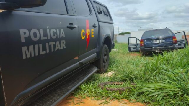 CPE localiza carro furtado nesta madrugada, em Catalão