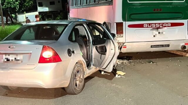 Mãe e filho ficam feridos em acidente no bairro Santa Terezinha, em Catalão